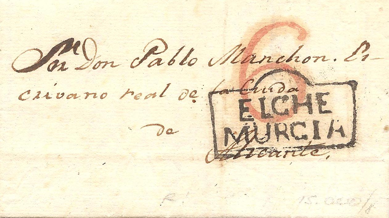 1833 carta de elche